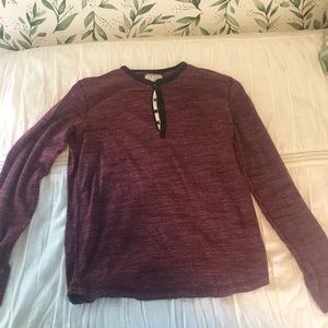 Lucky Brand Men’s Long Sleeve Henley Shirt S